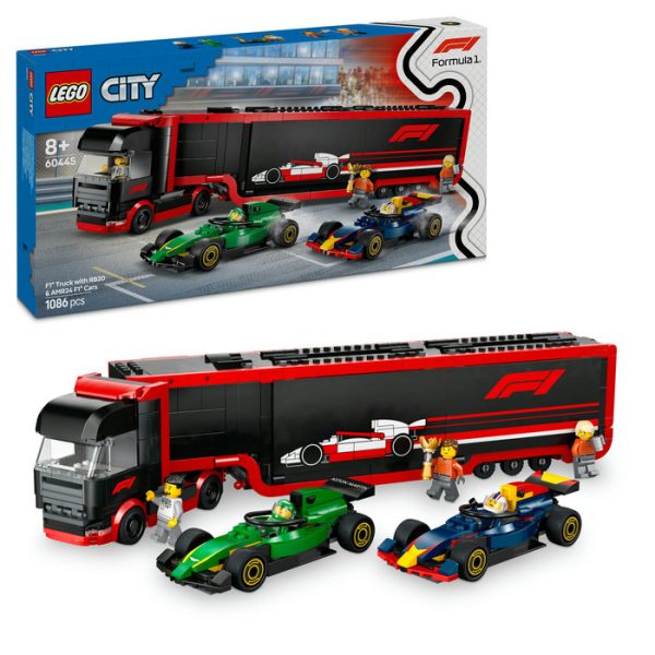 60445 CAMION DE F1 CON COCHES DE F1 RB20 Y AMR24
