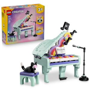31392 PIANO MUSICAL DECORATIVO CON GATO