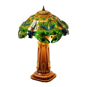 85042 STAINED GLASS TABLE LAMP